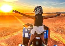 Palmeraie Desert: Half-Day Guided Quad Adventure + Transfers from Marrakesh