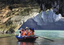 Ha Long Bay: 5-Star Premium Cruise + Buffet & Sunset Party + Optional Transfer