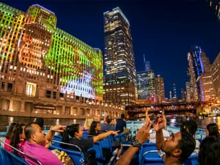Chicago at Night: River & Lake Sightseeing Cruise by First Lady