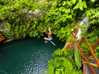 Cenote Adventuring with Regional Snack, Tequila Tasting and Transportation