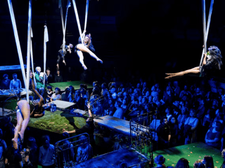 Production photograph from A Midsummer Night's Dream