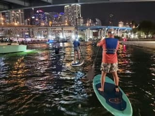 Miami: City Lights SUP or Kayak Night Tour