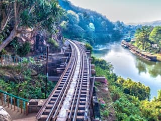 From Bangkok: Erawan National Park Tour - Erawan Waterfall & River Kwai Bridge — gallery 2