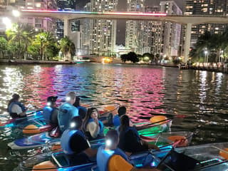 Miami: City Lights SUP or Kayak Night Tour
