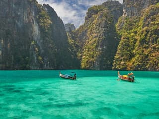 Phi Phi Islands: Afternoon Island Sunset by Longtail Boat — gallery 1