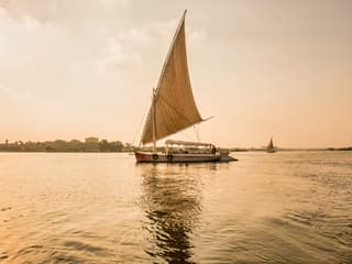 From Cairo: Half-Day Giza Pyramids & Sphinx Guided Tour with Nile Felucca Ride & Hotel Transfers — gallery 1
