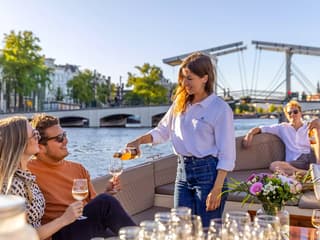 Amsterdam: 1-Hour Luxury Romantic Saloon Boat Cruise with Bubbles & Bites — gallery 2