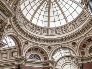 Dome interior of the National Gallery, London, showcasing ornate architectural details — The National Gallery of London Private Half-Day Walking Tour