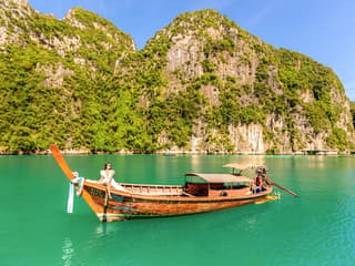 From Phi Phi: Maya Bay Longtail Boat Tour with Snorkeling — gallery 1