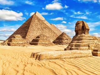 جولة ركوب الدراجات الرباعية حول الأهرامات مع اختيار ركوب الجمال, القاهرة