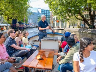 Amsterdam: 75-Minute Small Open Boat Canal Cruise — gallery 2