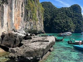 Phi Phi Islands: Afternoon Island Sunset by Longtail Boat — gallery 2