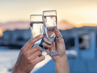 Thames River Evening Cruise with Sunset Views, Sparking Wine & Canapés — gallery 3