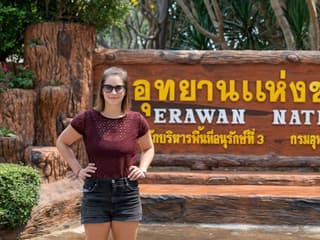 From Bangkok: Erawan National Park Tour - Erawan Waterfall & River Kwai Bridge — gallery 3