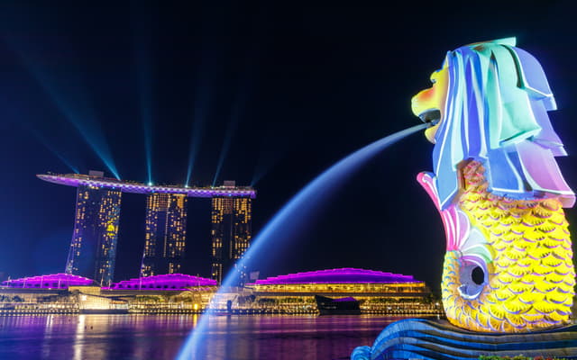 Singapore Lion fountain