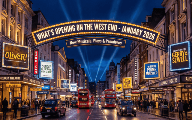 What's opening on the West End Janaury 2026