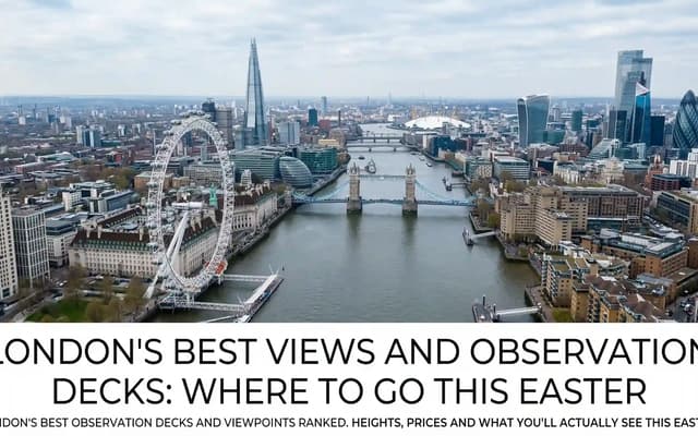 London's best views from above. Compare the London Eye, The Shard, Lift 109, Up at the O2 and more with prices and tips for Easter.