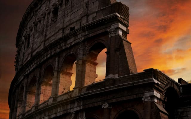 photo of Colosseum during golden hour