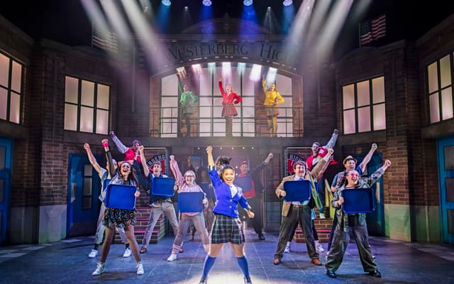 The cast of Heathers The Musical at The Arts at Marble Arch