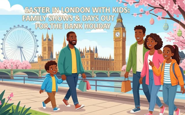 Plan Easter in London with kids. Family West End shows by age group, day out pairings and insider tips for the 2026 bank holiday weekend.