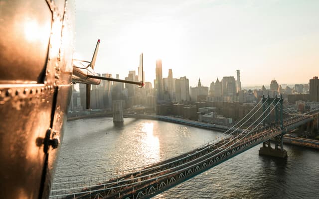 New York City from new heights—soar in a helicopter