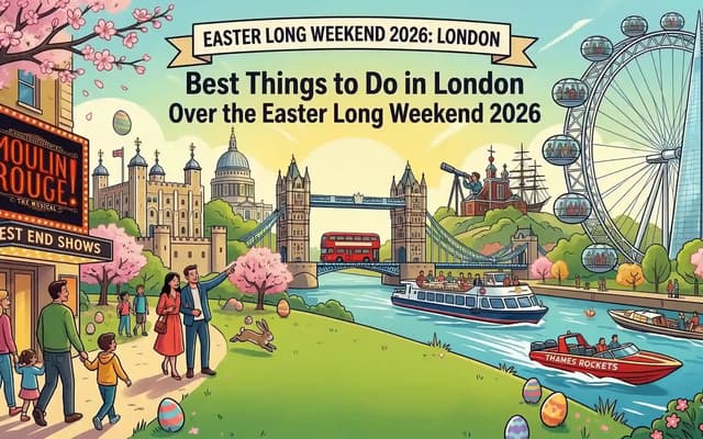 Plan your Easter long weekend in London. West End shows, views, river cruises, family days out and insider tips for the 2026 bank holiday.