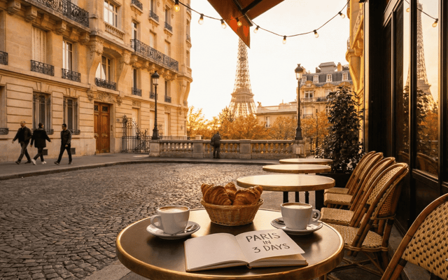 3 day Paris itinerary for first time visitors