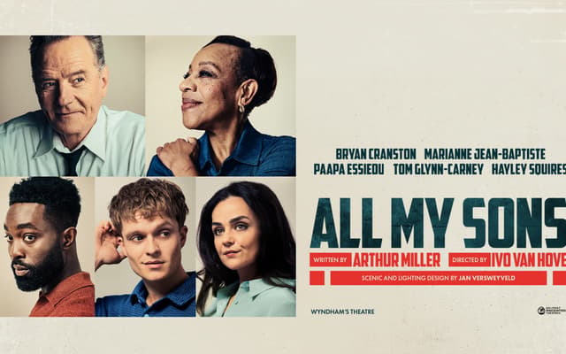Bryan Cranston, Marianne Jean-Baptiste and Paapa Essiedu star in All My Sons tickets available now