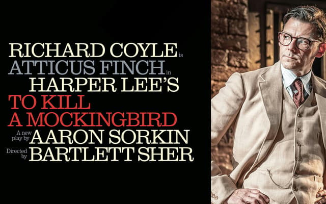 Richard Coyle as Atticus Finch in To Kill a Mockingbird at Wyndham's Theatre, London