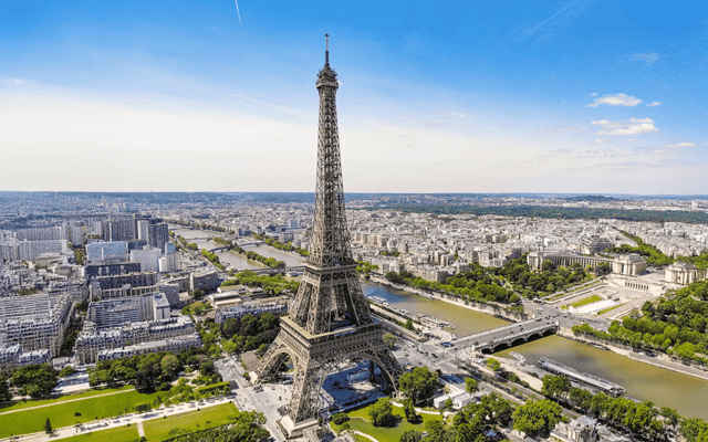 The Eiffel Tower in Paris