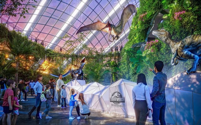 Gardens by the Bay Tickets: Cloud Forest (Jurassic World Experience) + Flower Dome