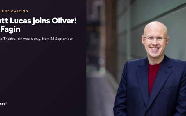 Matt Lucas, who is to play Fagin in Oliver! at the Gielgud Theatre