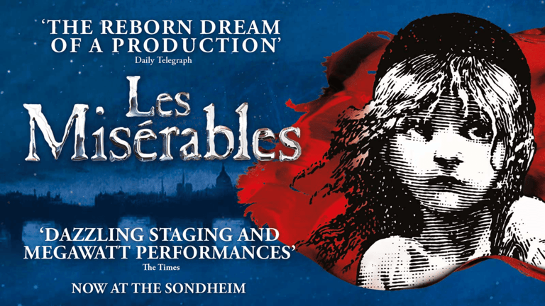 Les Misérables on stage at the Sondheim Theatre in London's West End