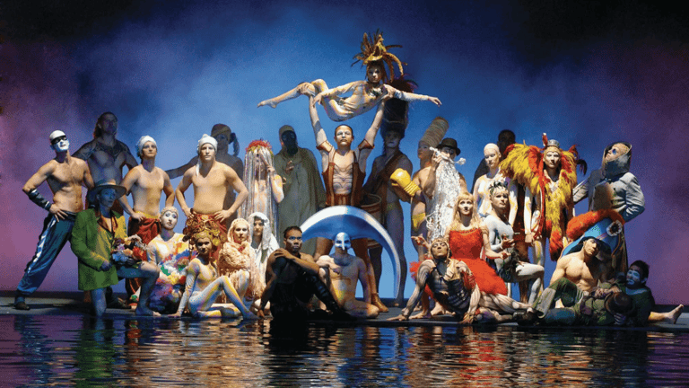Cirque du Soleil O aquatic performance at the Bellagio Las Vegas