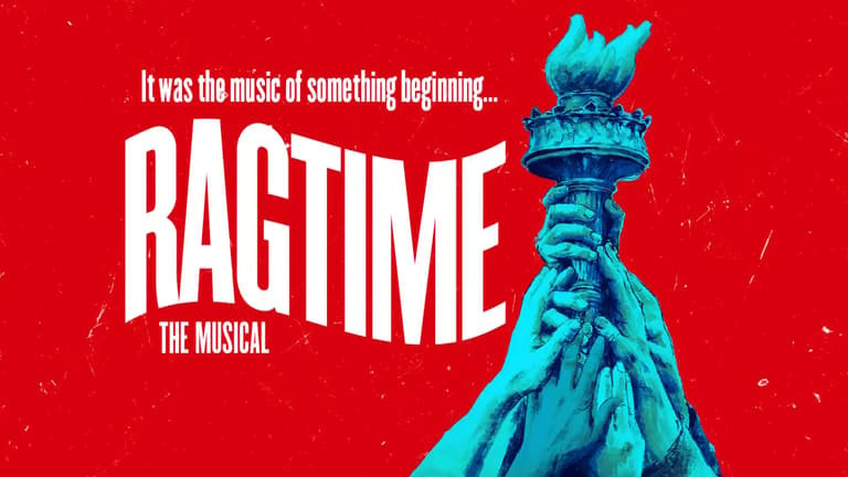 Das Ensemble des Ragtime-Revivals auf einer Broadway-Bühne