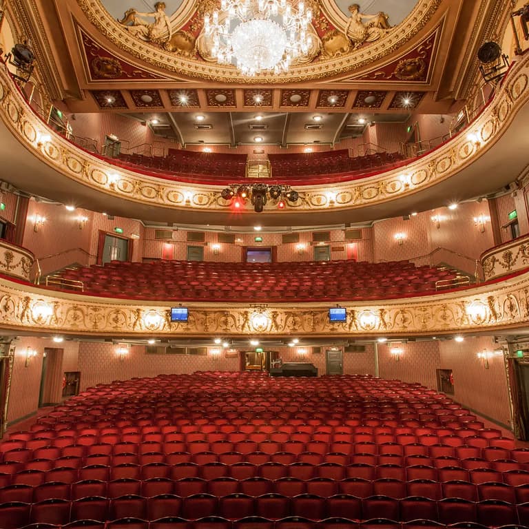 Inside the Sondheim Theatre auditorium