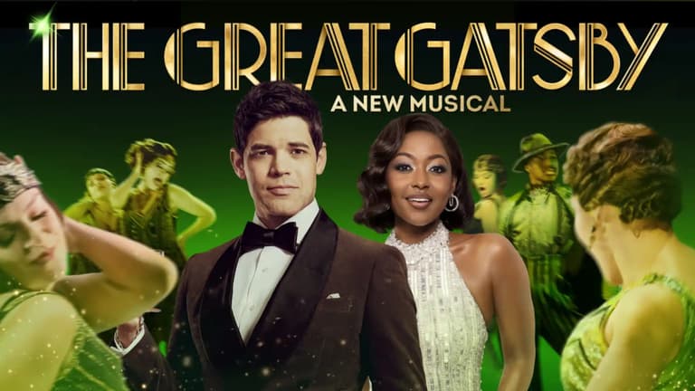 Eine Jazz-Age-Szene aus The Great Gatsby am Broadway
