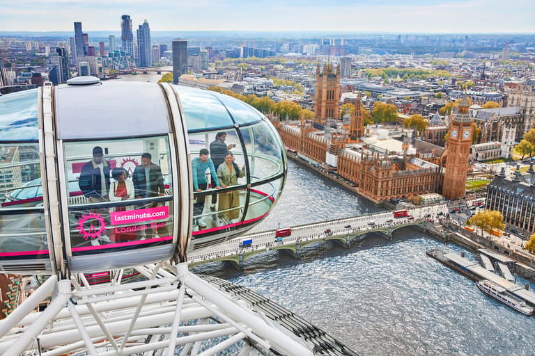 Free riverside views of the London skyline
