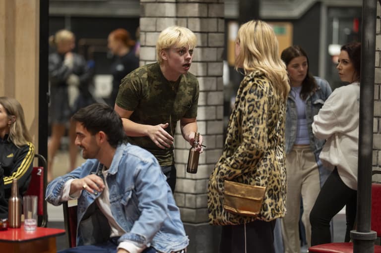 Sheridan Townsley в роли Sick Boy на репетиции мюзикла Trainspotting The Musical