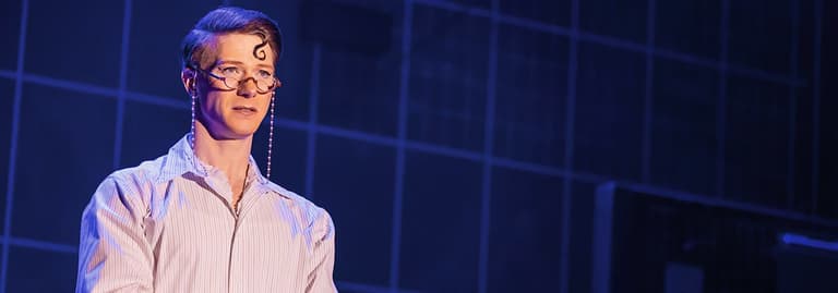 A moment in the spotlight in Operation Mincemeat at the Golden Theatre