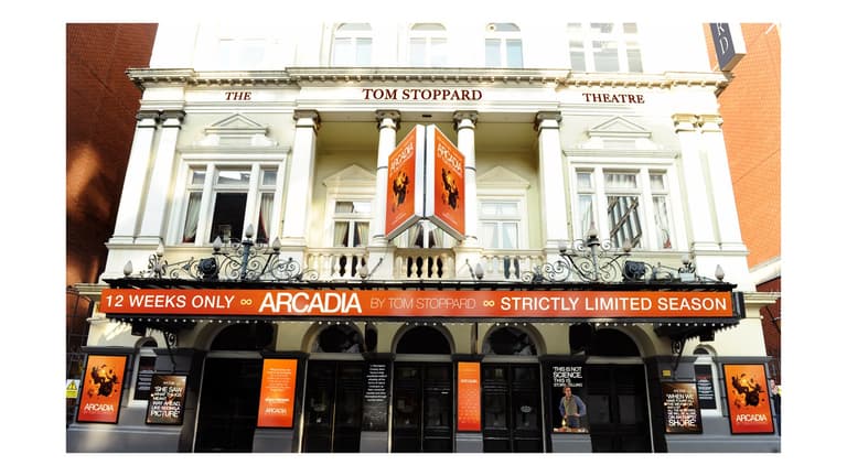 Художествена визуализация на преименувания театър Tom Stoppard Theatre с Arcadia на маркизата
