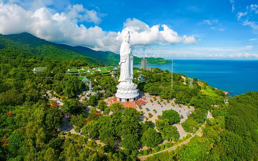 Marble Mountains, Lady Buddha, & Hoi An City Tour with Transfers