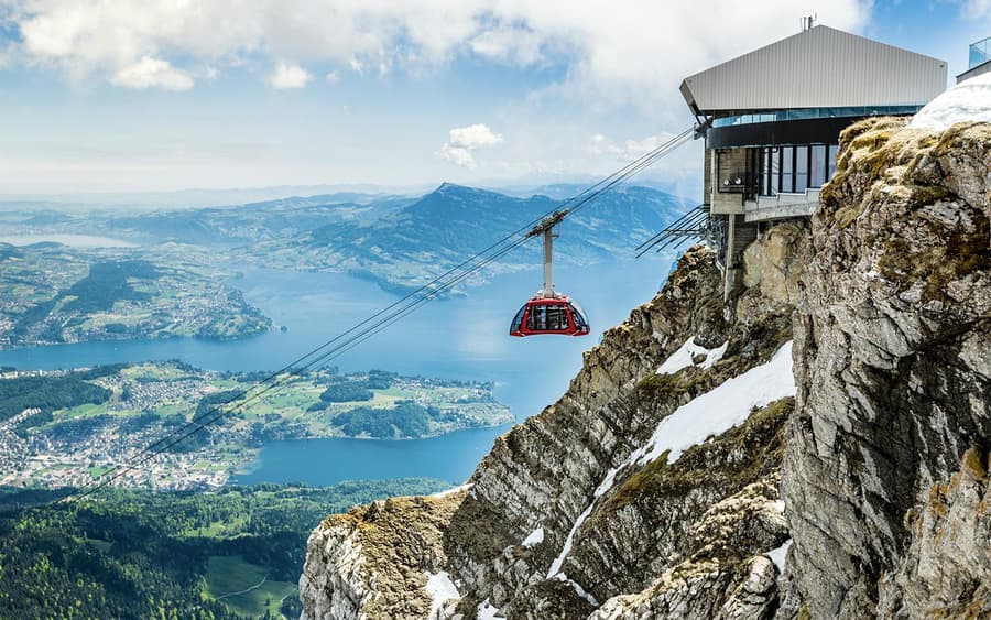 From Kriens: Mount Pilatus Round-Trip Cable Car Tickets