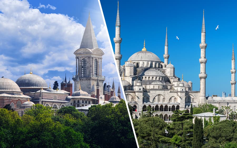 Combinació: Visites guiades al Palau de Topkapi i a la Mesquita Blava amb entrades sense cues