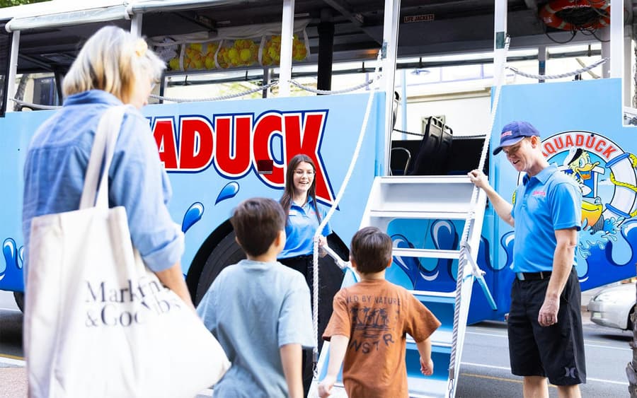 Aquaduck Sunshine Coast: 1 Hour City Tour & River Cruise