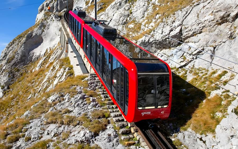 Mount Pilatus: Cogwheel Train & Cable Car Round-Trip Tickets