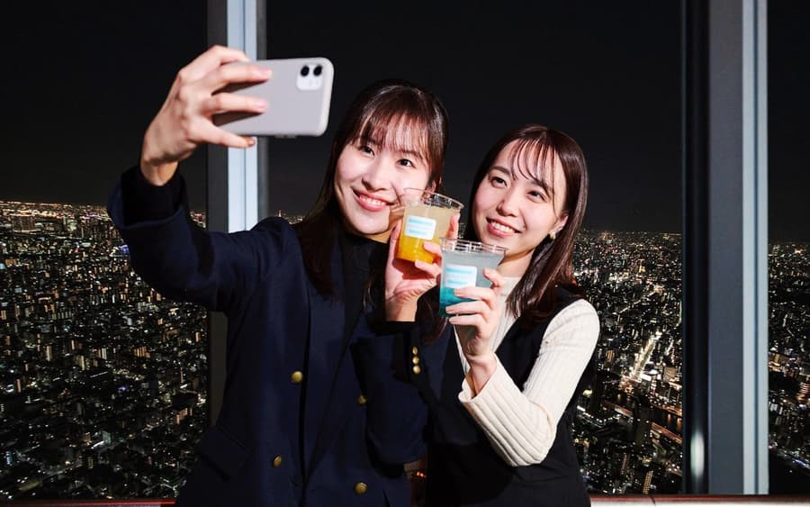 TOKYO SKYTREE Tembo Deck Night Entry Tickets with Alcoholic Drink