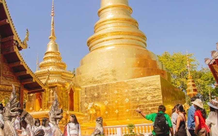 Wandeltocht met Gids door de Oude Stad en Tempels van Chiang Mai – 2 Uren