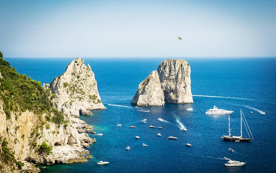 From Sorrento: Capri & Blue Grotto Guided Tour with Round-Trip Boat Transfers