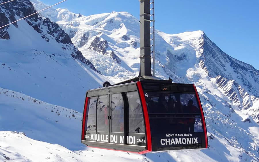 Day Trip to Chamonix Mont Blanc with Cable Car & Mer de Glace Train Ride
